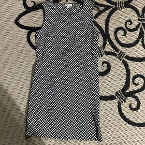 New York and Company Black and White Dress